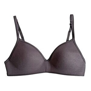 Victorias Secret T Shirt Lightly Lined Bra 36 C Wireless Wire Free Foam Logo